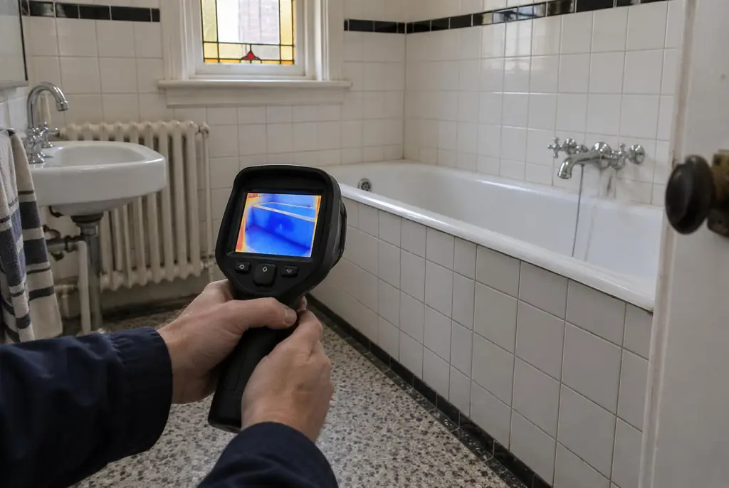 Lekdetectie Maarssen – onderzoek in een badkamer van een oudere woning