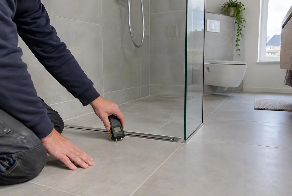 Lekdetectie Maarssen – badkamer in een nieuwbouwwoning