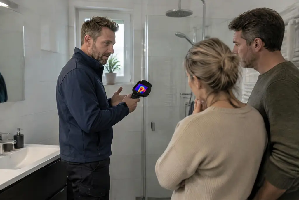 Lekdetectie Maarssen – specialist legt bevindingen uit aan bewoner